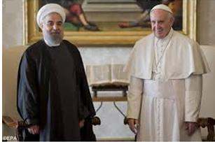 Papa Francesco incontra il presidente della Repubblica Islamica dell'Iran Rouhani