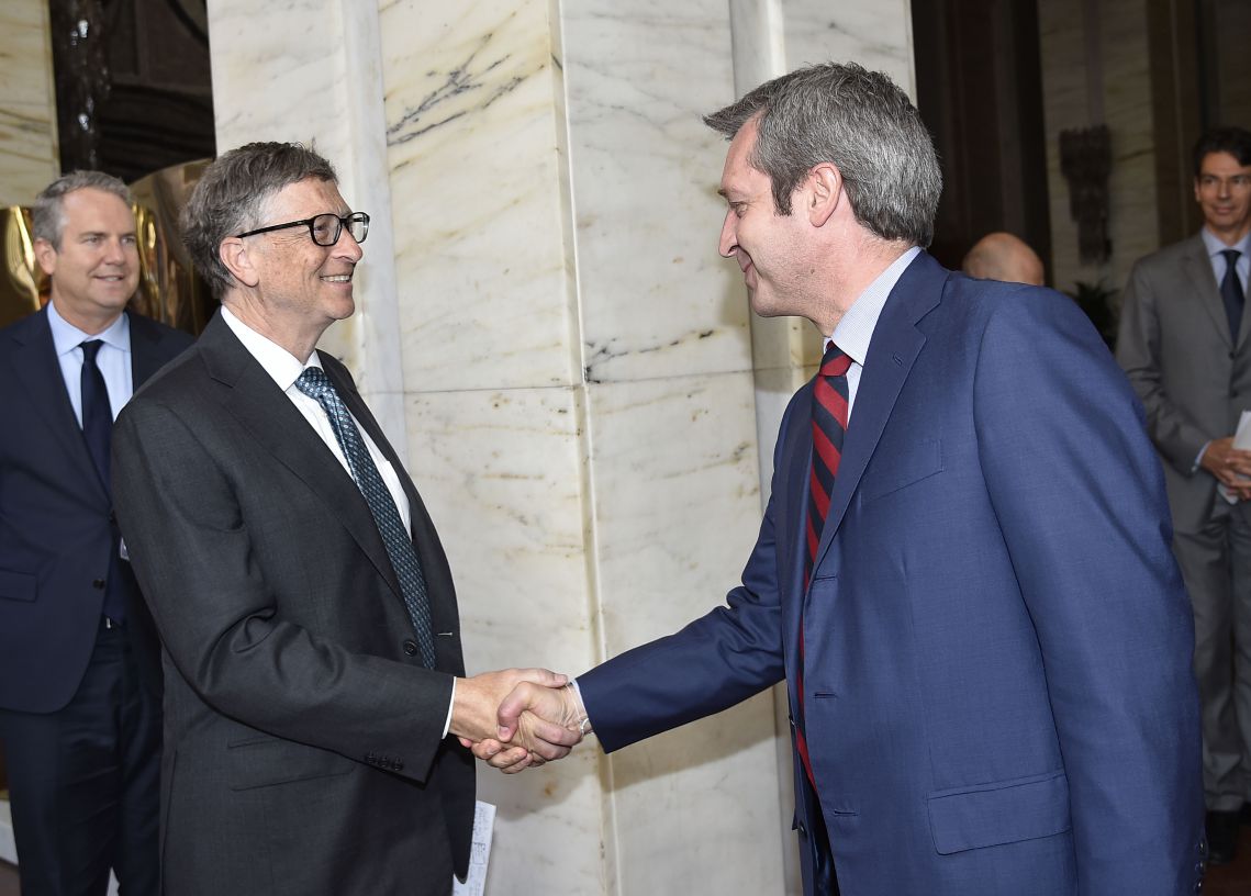 Il Sottosegretario Della Vedova incontra Bill Gates alla Farnesina