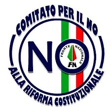 Napoli - Fronte Nazionale: NO alla riforma costituzionale!