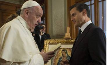Messico, Il Papa incontra il Presidente della Repubblica Enrique Pena Nieto