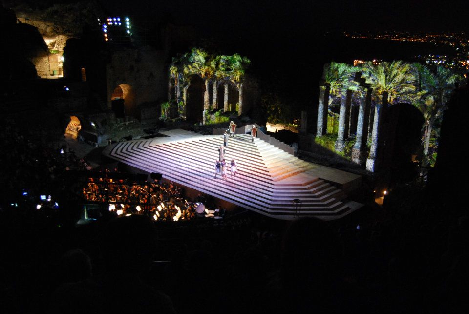 Su Raiuno &quot;Aida&quot; dal Teatro Antico di Taormina con la regia di Enrico Castiglione