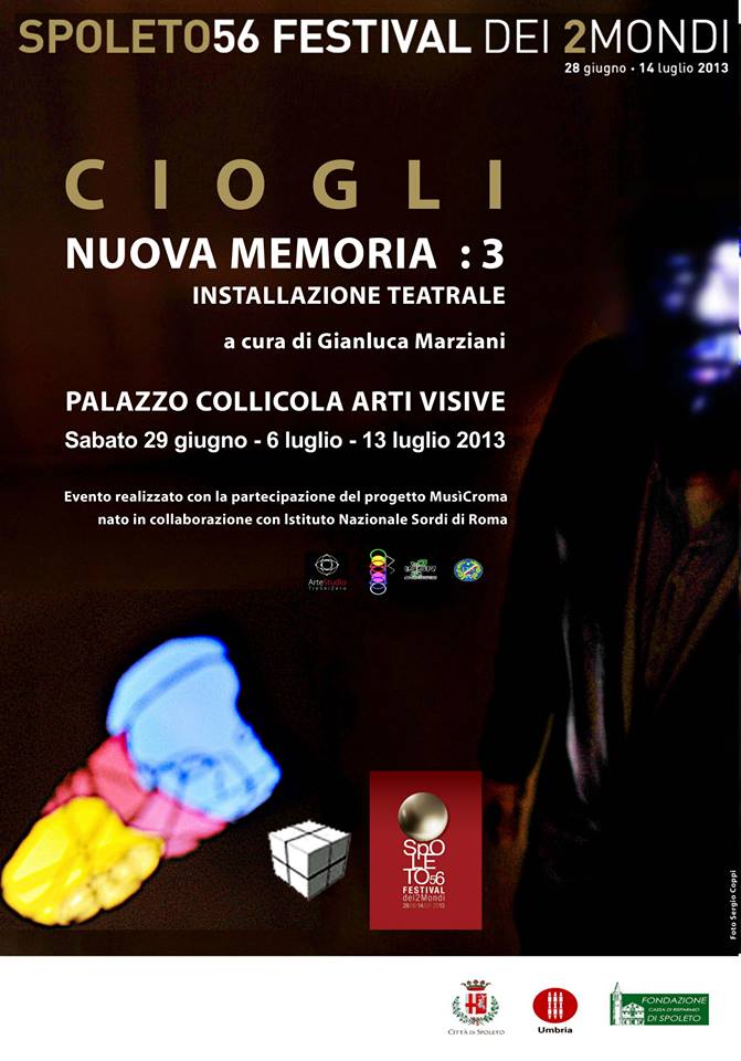 A Spoleto56 la pittura diventa teatro con Ciogli, Sabato 13 luglio l'ultima performance dell'artista