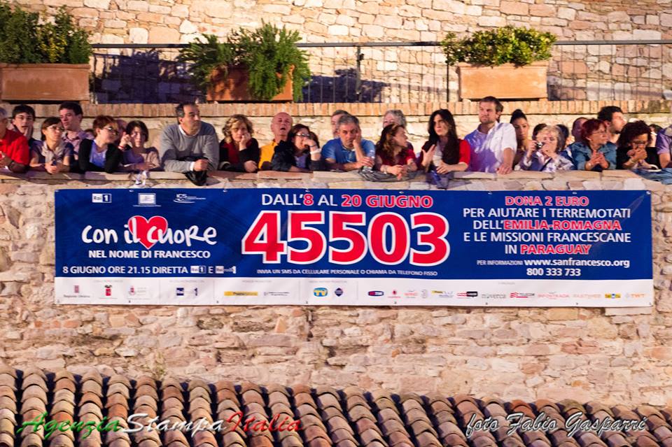 Solidarietà, Frati Assisi: fino al 20 giugno invia sms a 45503 per terremotati Emilia Romagna