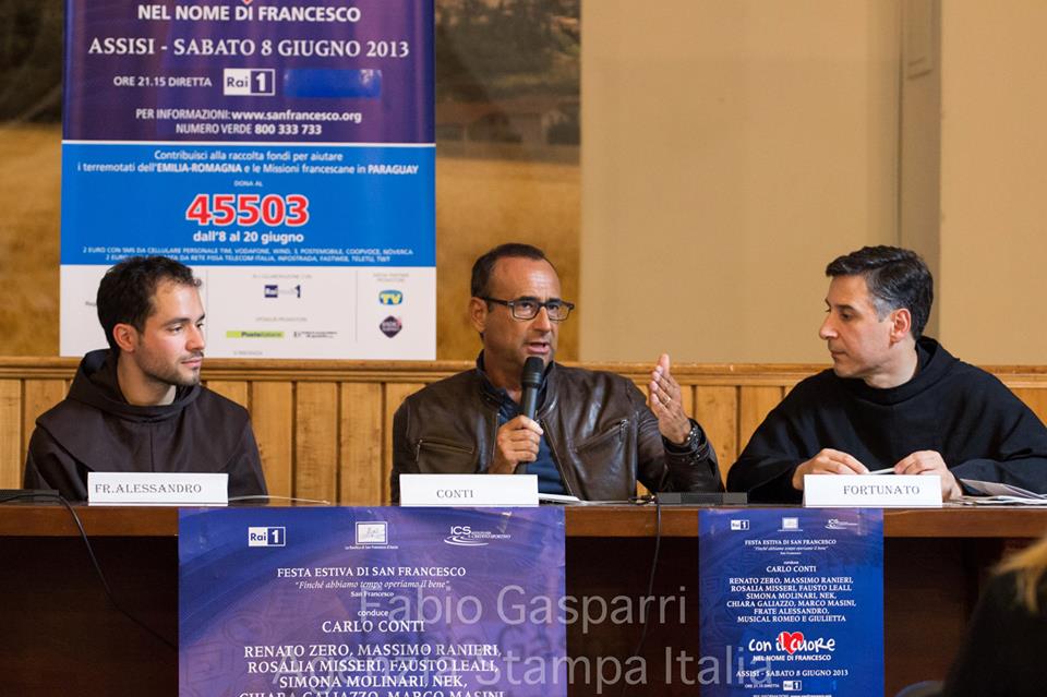 Assisi: conferenza stampa di vigilia al concerto “ con il cuore nel nome di Francesco&quot;