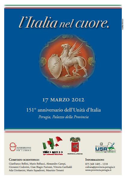 Perugia - Presentazione del volume: Noi studenti d'Italia. Il Risorgimento nella memoria delle scuole della provincia di Perugia 