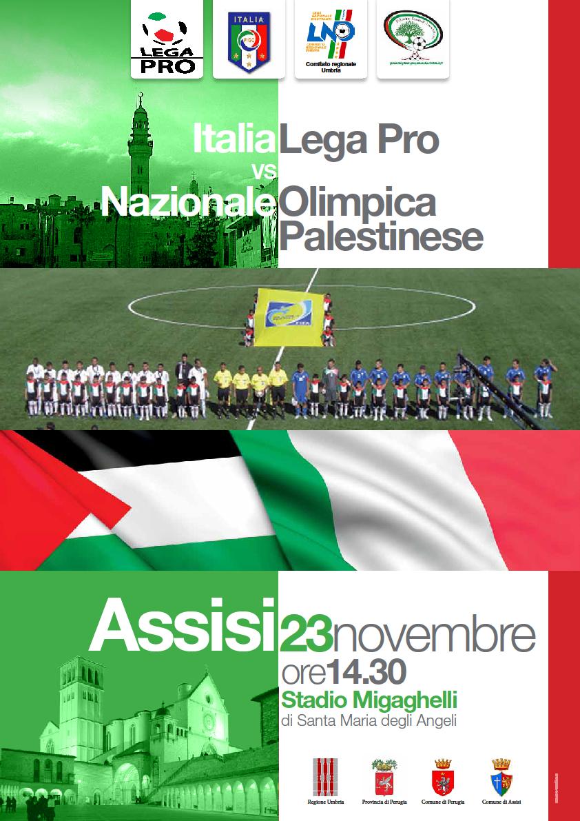 Verso Italia Lega Pro -Nazionale Olimpica Palestinese