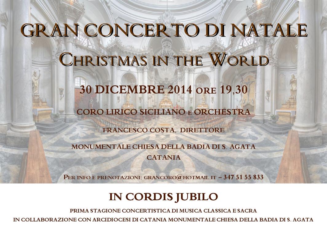 Gran concerto di Natale - Coro Lirico Siciliano.
