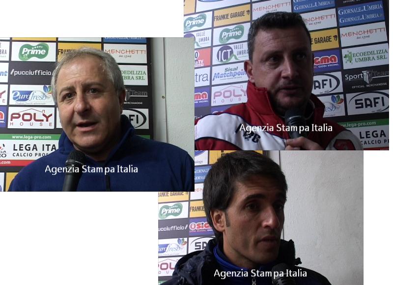 Calcio Lega Pro, Perugia-Paganese intervista post partita .
