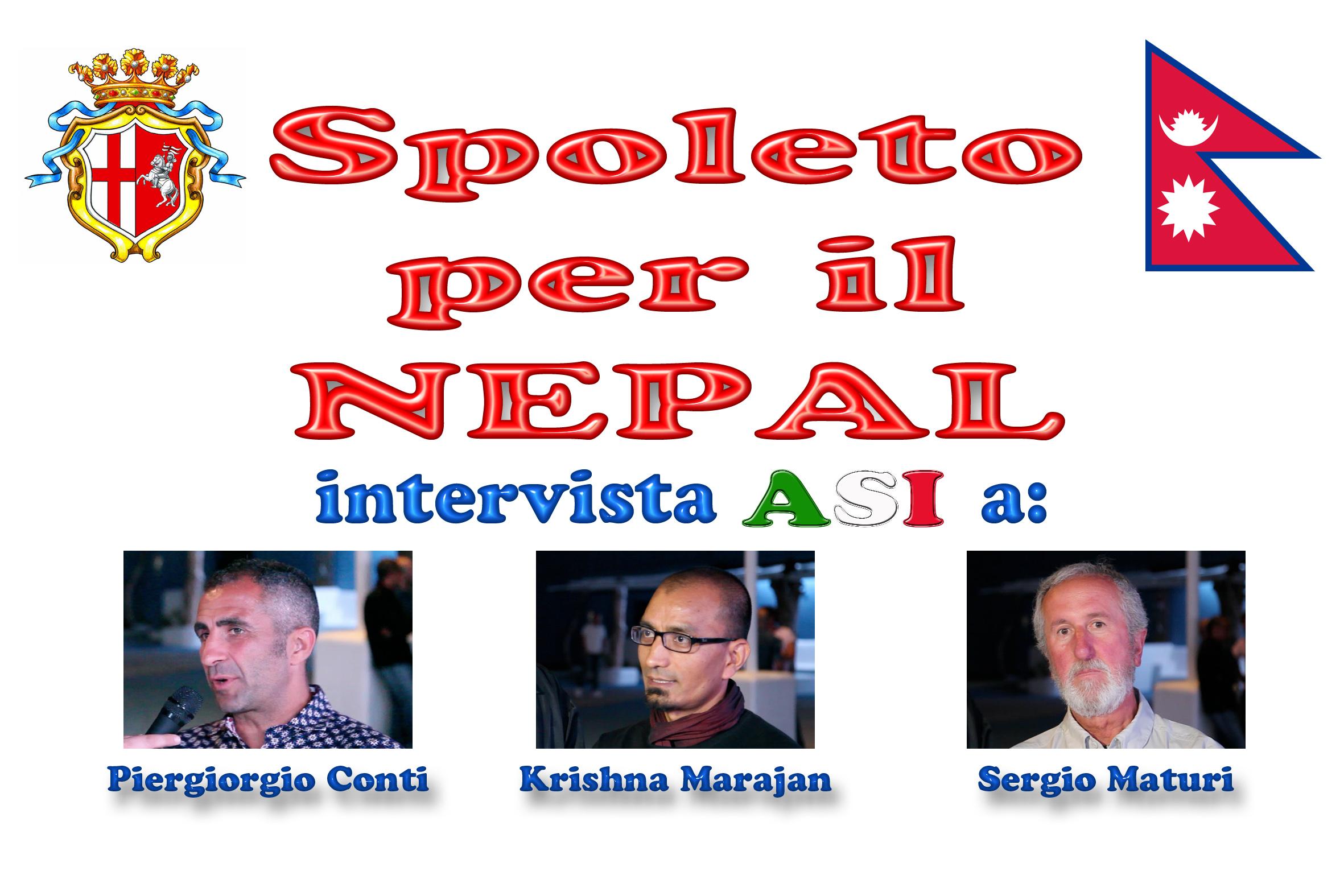 &quot;Spoleto per il Nepal&quot;: un'iniziativa per conoscere, non dimenticare ed aiutare - interviste