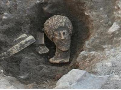 Orvieto. Riemerge una testa di Voltumna divinità suprema degli Etruschi