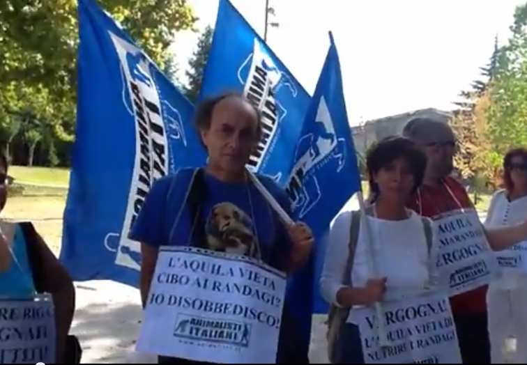L'Aquila: pressioni di animalisti italiani onlus il sindaco sospende ordinanza affama randagi