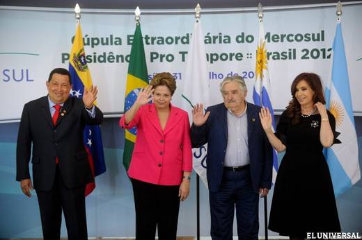 Sud America. Il Venezuela entra ufficialmente nel Mercosur