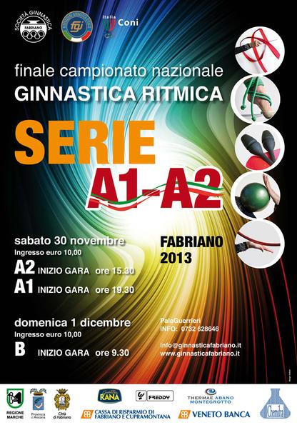 Finale Campionato nazionale Ginnastica ritmica serie A1/A2
