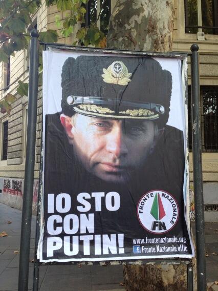 Intervista ad Adriano Tilgher sui manifesti pro-Putin del Fronte Nazionale