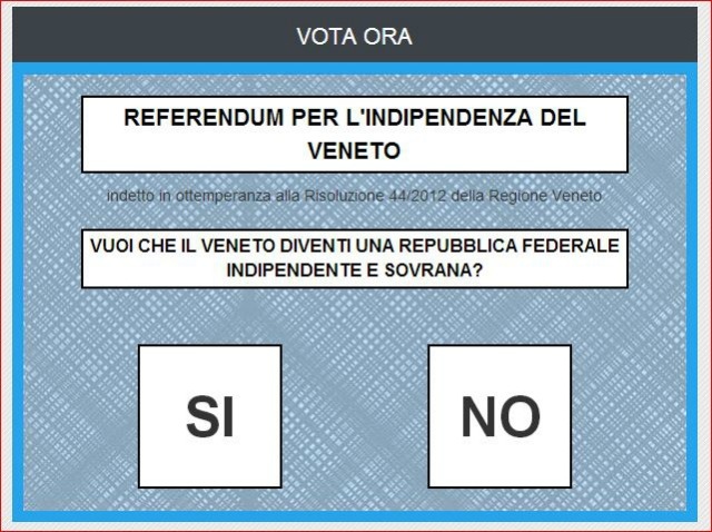Plebiscito per l’Indipendenza del Veneto