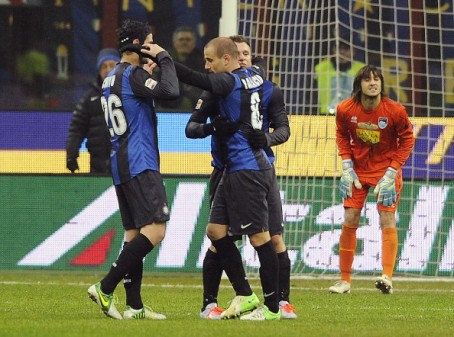 Calcio Serie A. Inter-Pescara 2-0. Successo meritato dei nerazzurri che tornano in corsa per un posto in Champions League