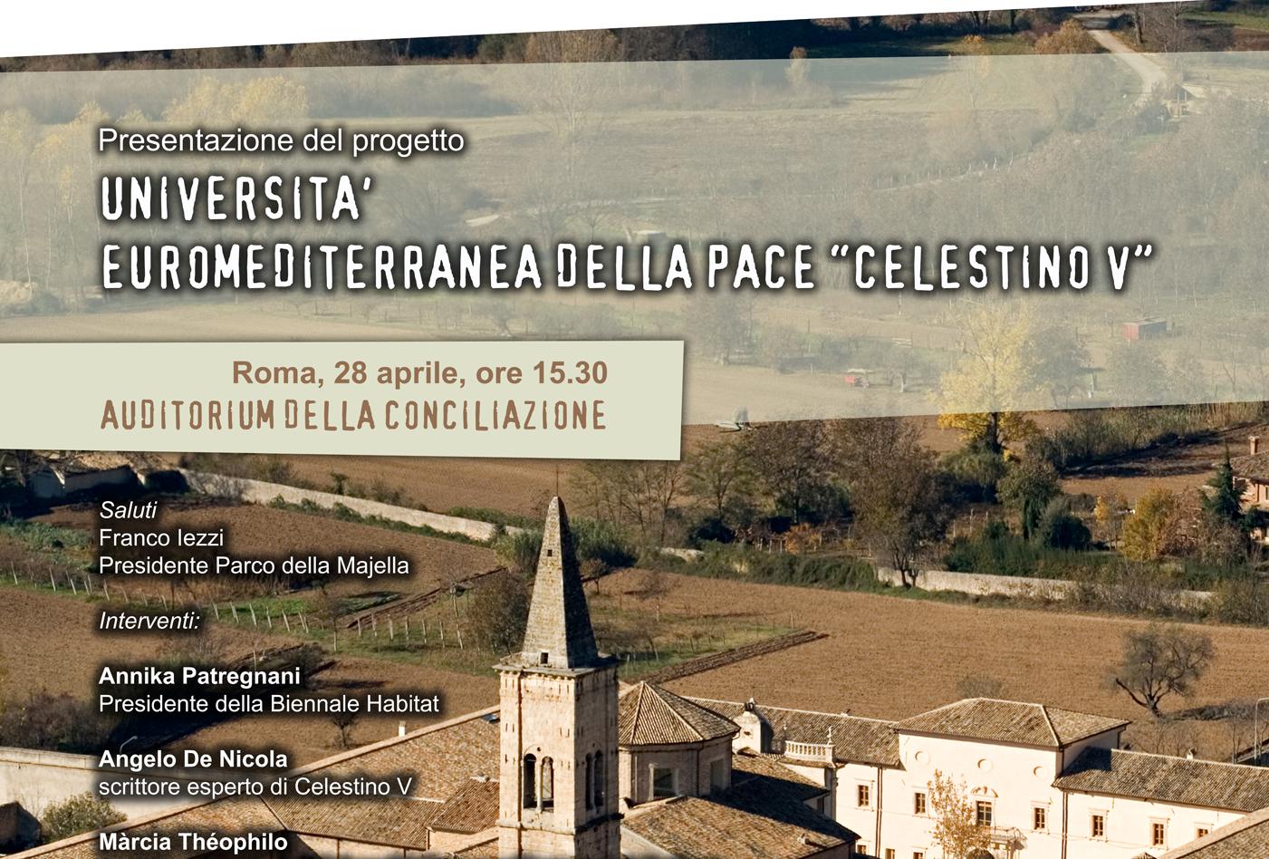 Nasce in Abruzzo l’Università della pace  Intitolata a Papa Celestino V