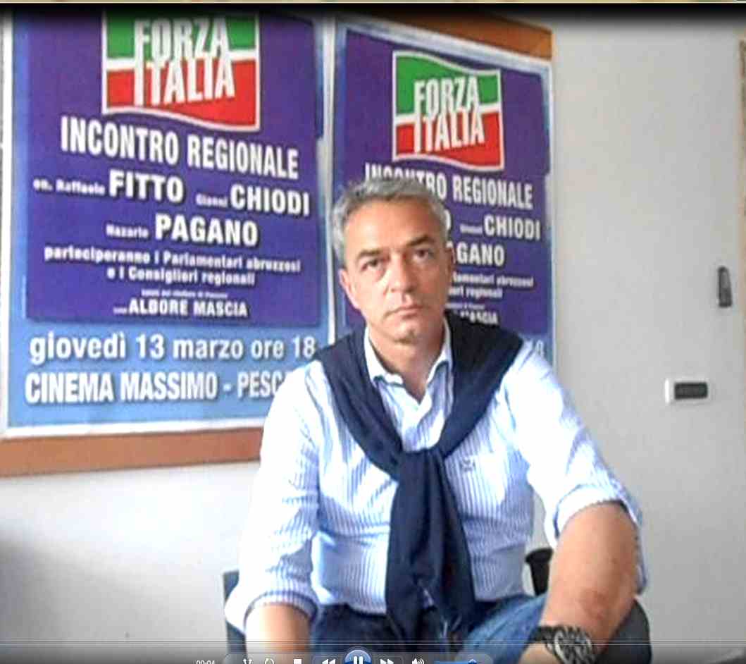 Elezioni Regionali Abruzzo. Pagano (FI) dare fiducia al centrodestra per continuare l'opera di buon governo regionale