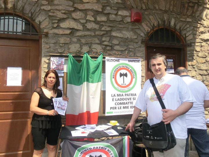 Movimento Patria Nostra in piazza contro crisi economica e politica, il DDL lavoro e a sostegno del prodotto italiano. 