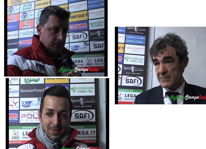 Lega Pro, Perugia-Nocerina interviste post partita