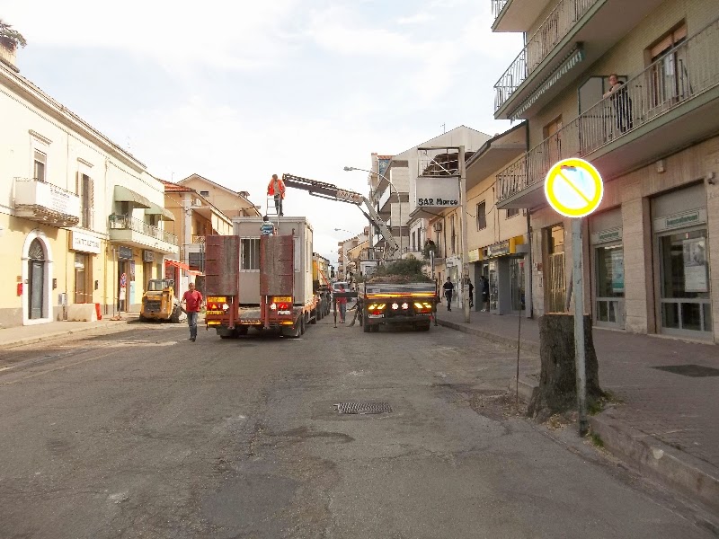 Abruzzo. Pini e cipressi abbattuti a Chieti Scalo