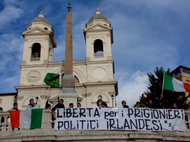 Roma. Presidio di solidarietà con i prigionieri politici irlandesi