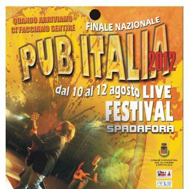 Sicilia. Pub Italia festival 2012.  La musica contro ogni forma di povertà