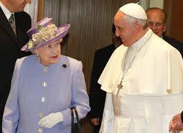 Primo incontro tra Papa Francesco ed Elisabetta 