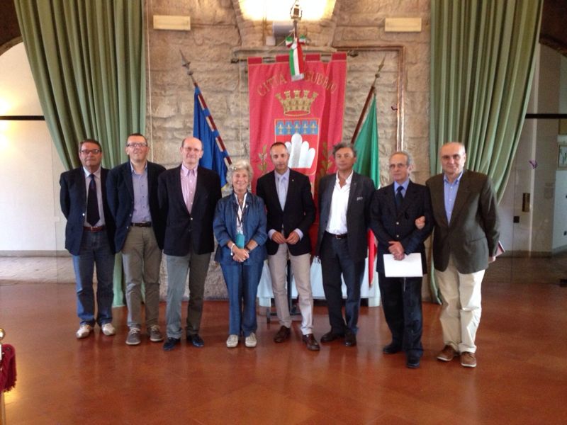 Gubbio. Visita della Prof.ssa Tatiana Kirova (membro dell’Icomos Unesco organizzato dal Rotary Club.
