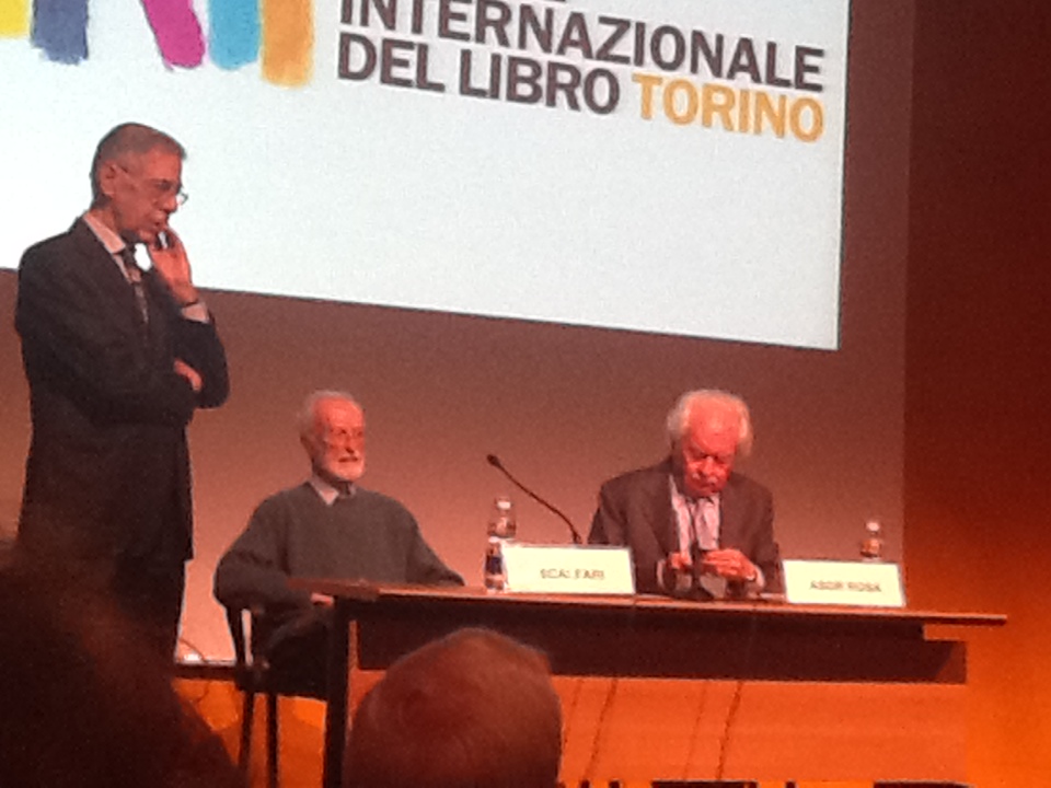 Salone del libro di Torino, Eugenio Scalfari, un 'signore' del giornalismo italiano di 'ieri' e di 'oggi' racconta la 'Passione per l'Etica'