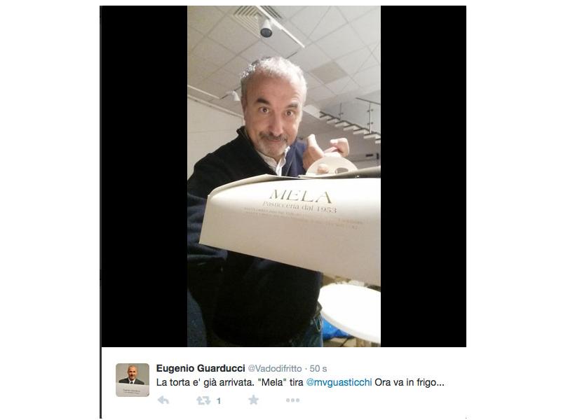 Eurochocolate 2014: sarà Guasticchi a tirare la torta in faccia a Guarducci per il gran finale!