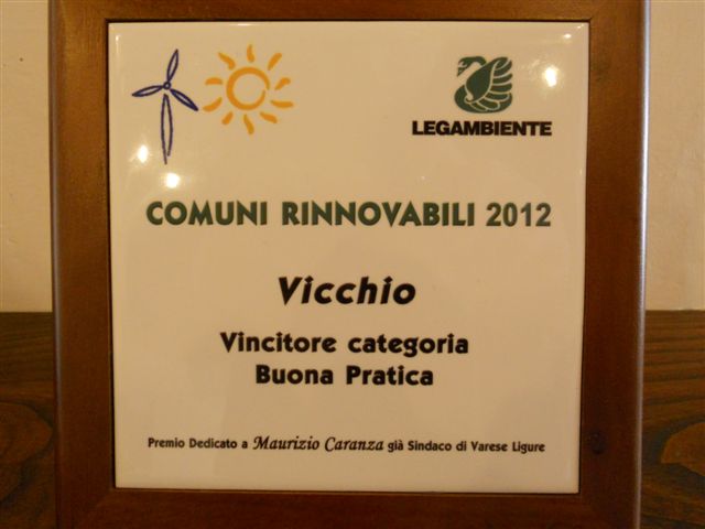 Legambiente premia il comune di Vicchio per il progetto della centrale a Biomasse