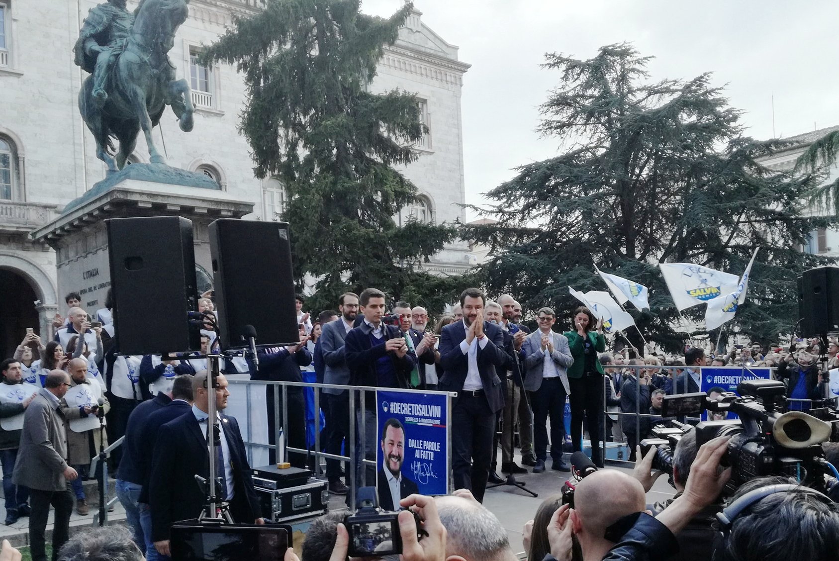 Perugia. Salvini tira la volata in Regione: elezioni prima possibile, Tesei candidata governatrice