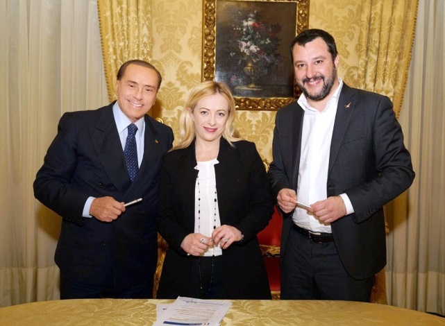 Centrodestra: secondo vertice ad Arcore tra Berlusconi, Salvini e Meloni