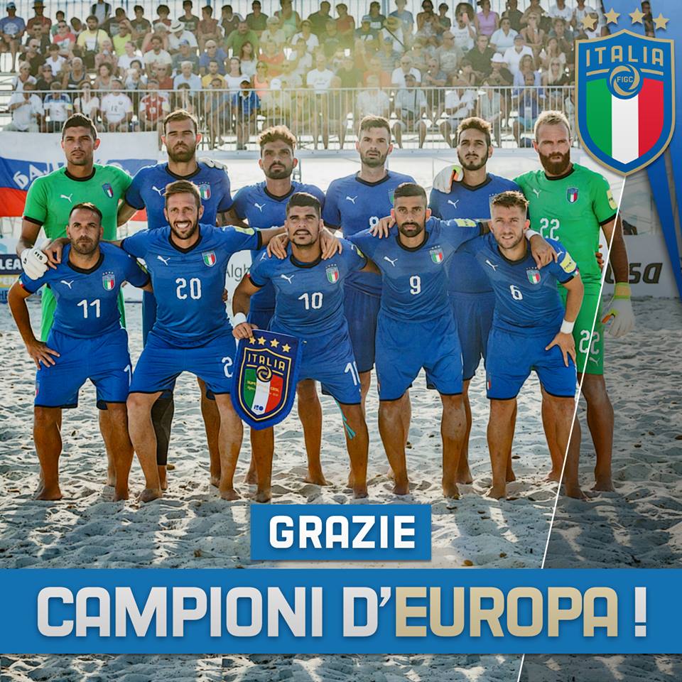 Il calcio che vogliamo: la nazionale italiana di Beach Soccer è campione d’Europa 13 anni dopo