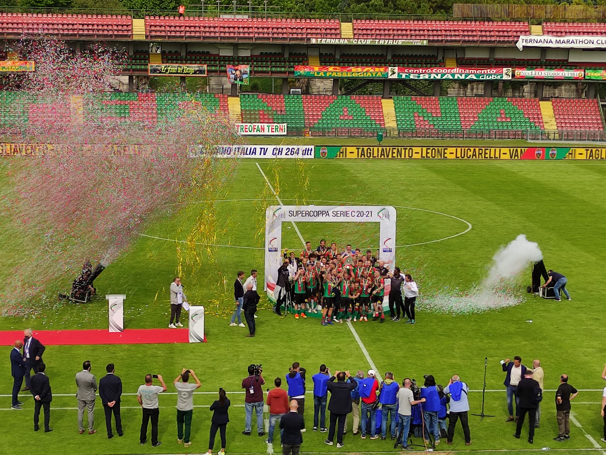 Supercoppa Serie C: Ternana 1-0 Perugia. Salzano decide il derby umbro