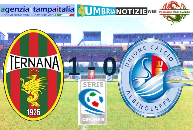 Ternana – Albinoleffe (1-0): Marilungo salva le fere nel finale