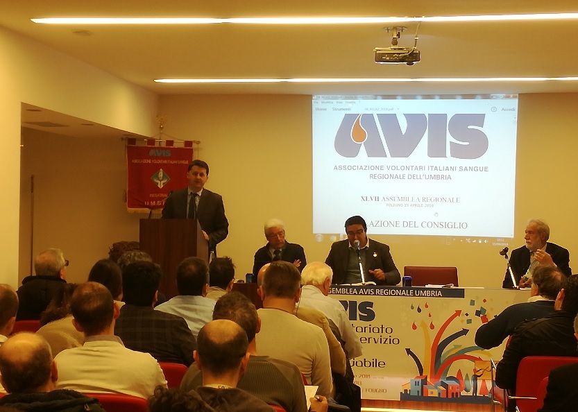 47ª Assemblea AVIS Regionale Umbria: “il Volontario per un servizio credibile ed affidabile”