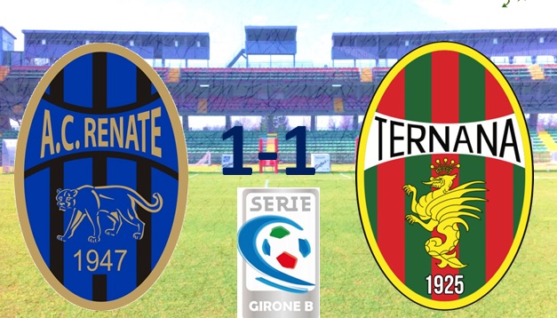 Renate - Ternana (1-1): Gomez risponde a Defendi. La Ternana non riesce a vincere. 