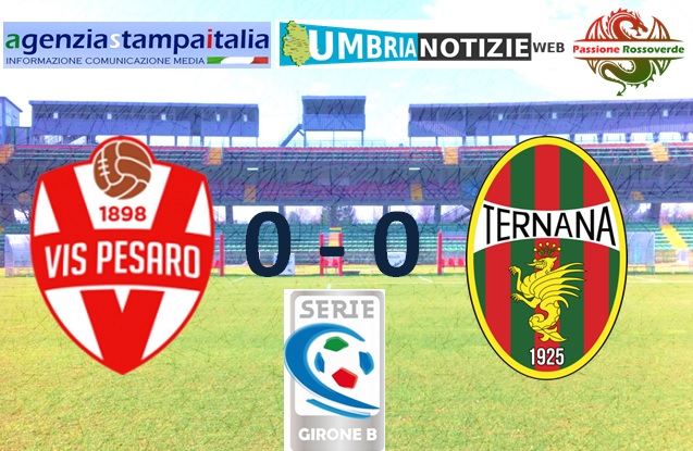 Vis Pesaro – Ternana (0-0): Dominio Ternana al ‘Benelli’ di Pesaro ma la partita termina in pareggio.